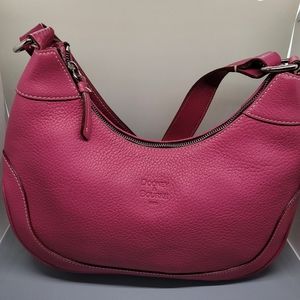 Dooney & Bourke pink hobo handbag.